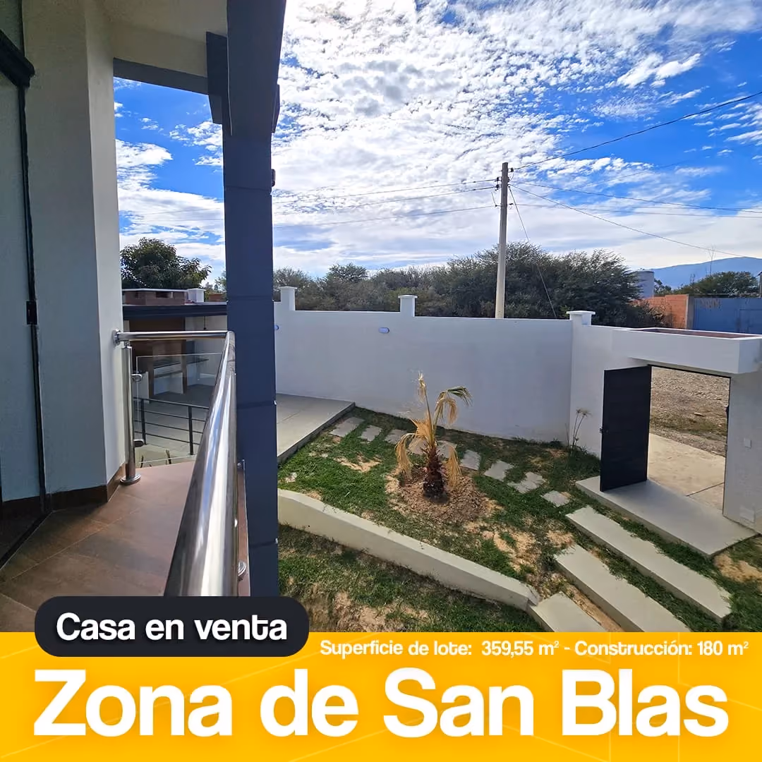 Casa en venta San Blas esquinera