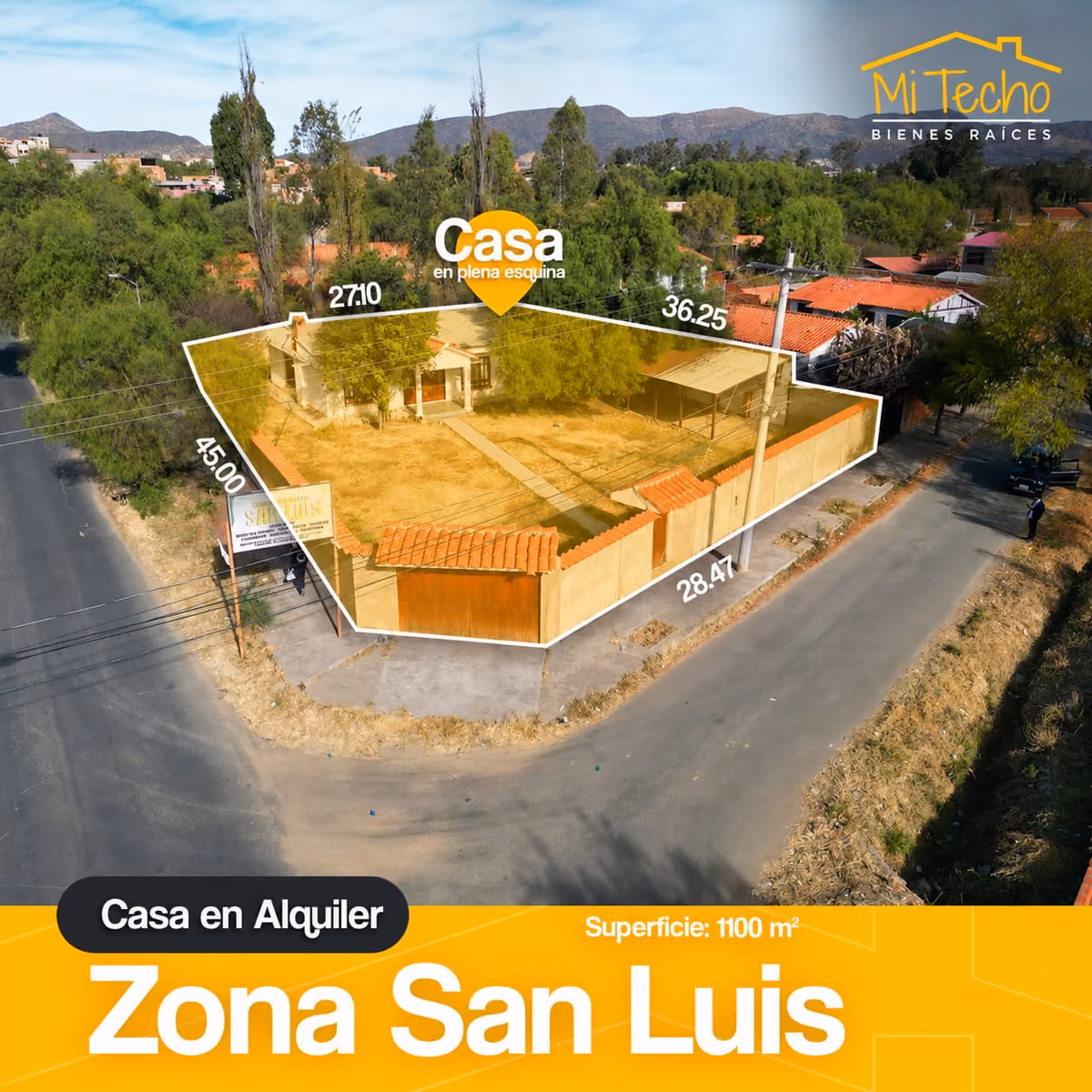 Casa alquiler san luis esquina